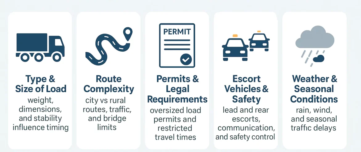 Factors That Influence the Duration of Heavy Haulage Jobs
