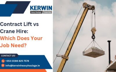 Contract Lift vs Standard Crane Hire: What’s the Difference and Which Do You Need?